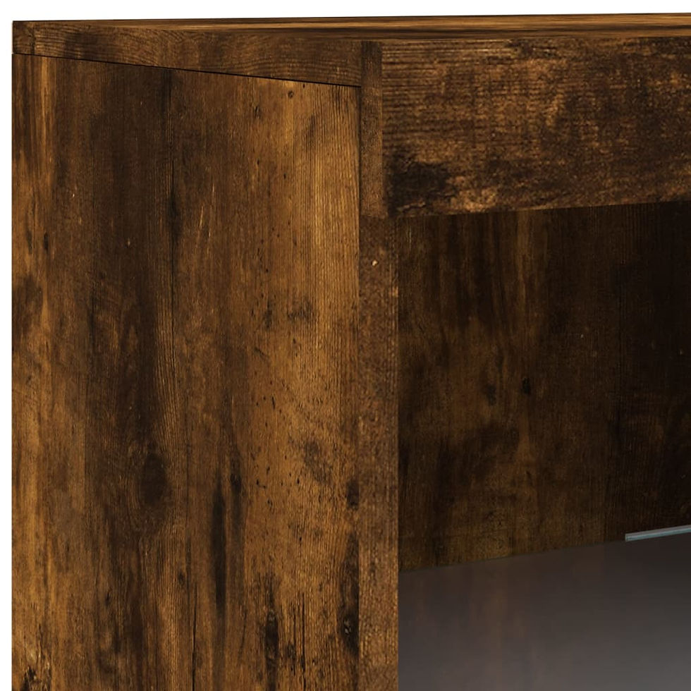 Miniaturbild: Sideboard mit LED-Leuchten Räuchereiche 162x37x100 cm