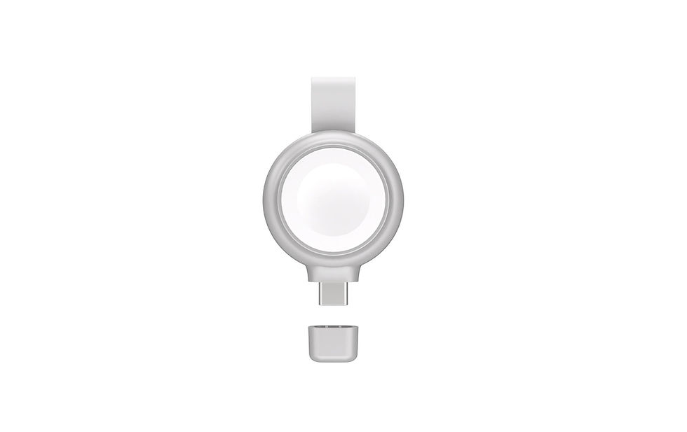 Miniaturbild: 4smarts Ladekabel Apple Watch Charger QI2.0 Silber – für Apple Watch