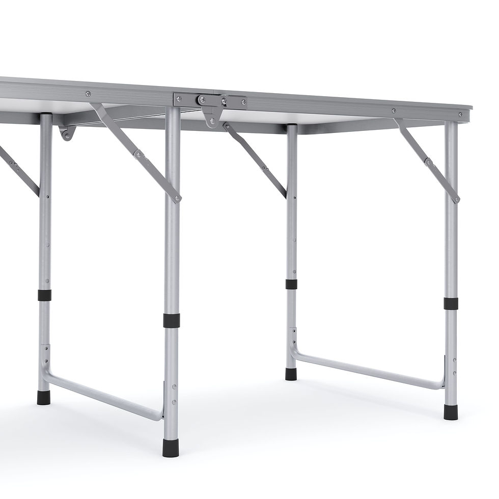 Miniaturbild: Campingtisch klappbar 180 x 60 cm weiss