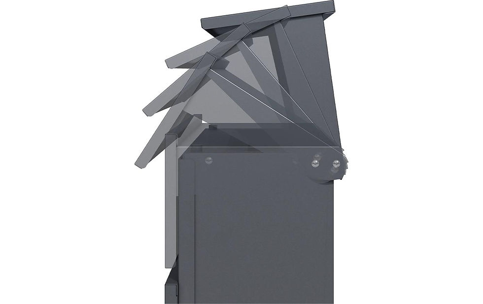 Miniaturbild: Holmberg Briefkasten 39.5 x 14.2 x 115 cm Anthrazit – 39.5x14.2x115cm anthrazit