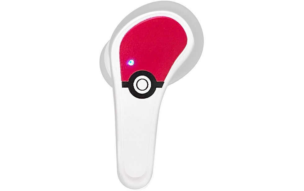 Miniaturbild: OTL True Wireless In-Ear-Kopfhörer Pokémon Pokéball Rot; Weiss – Bluetooth, 6h