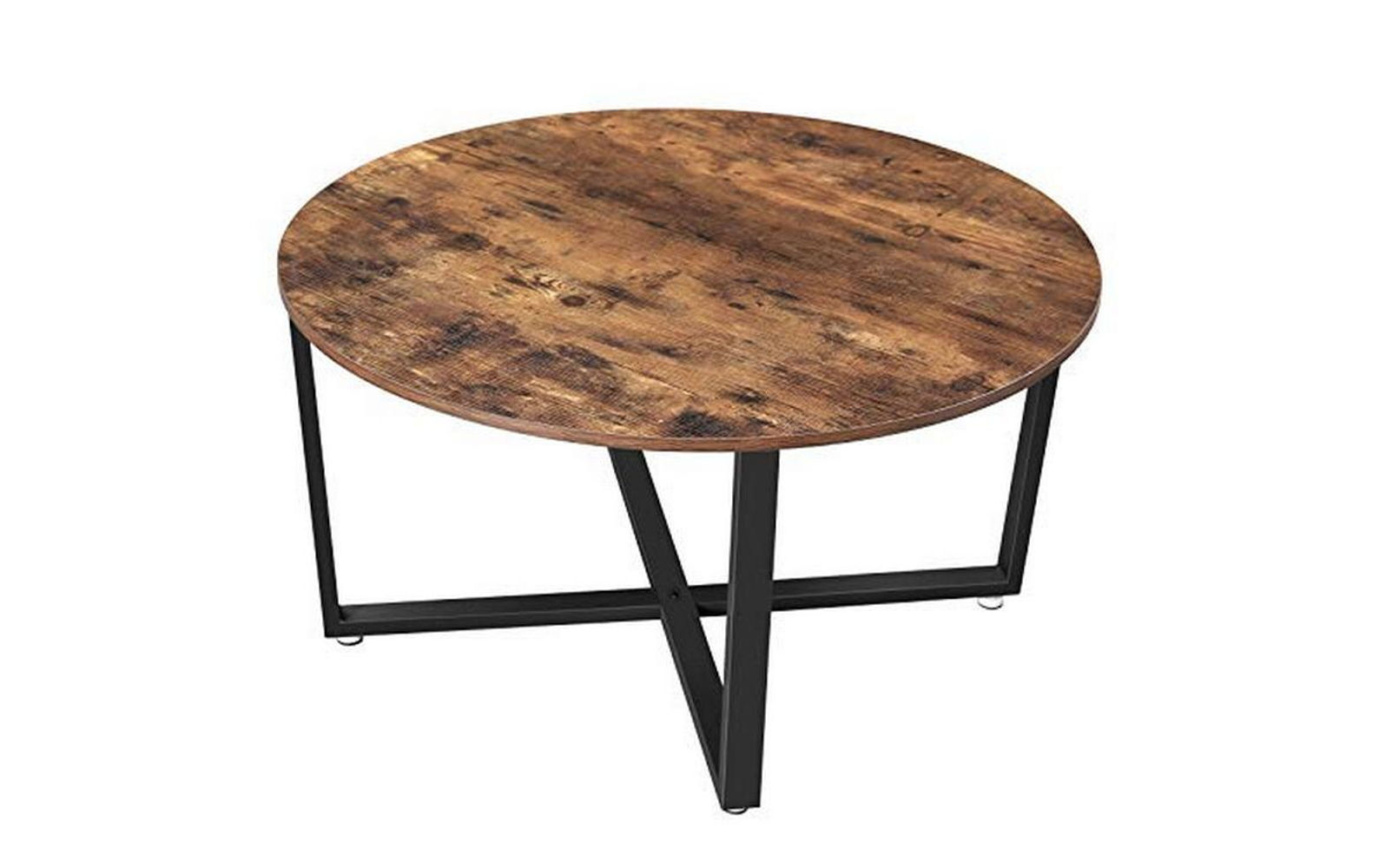 VASAGLE Couchtisch 88 x 47 cm, Schwarz/Braun