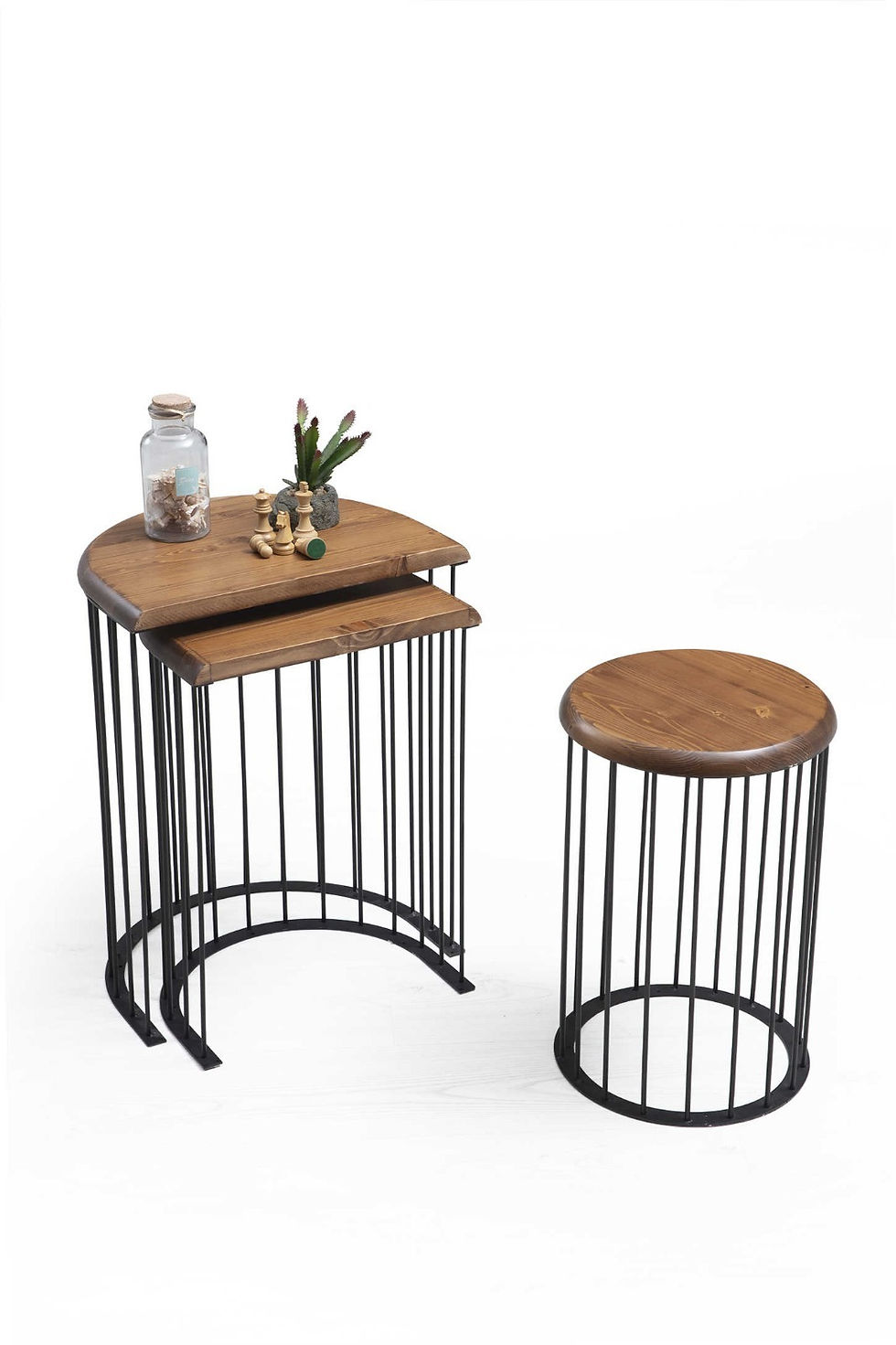 Nova Black-Walnut Beistelltisch