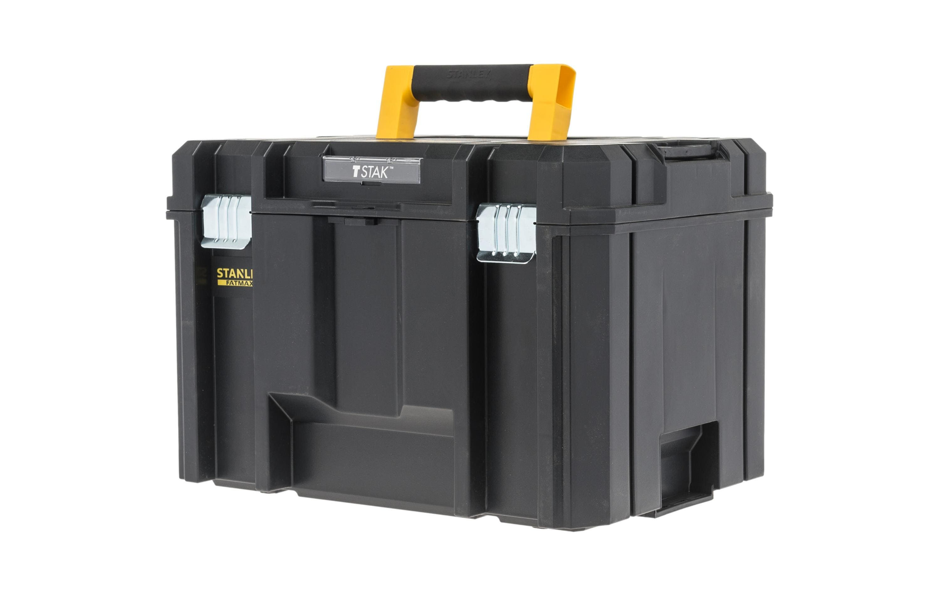 Stanley Fatmax Systemkoffer TSTAK VI -teilig – Extra gross, Volumen 23 Liter