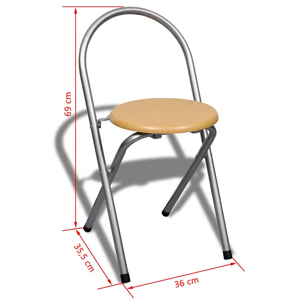Miniaturbild: Frühstückstisch einklappbarer Küchentisch mit 2 Stühlen