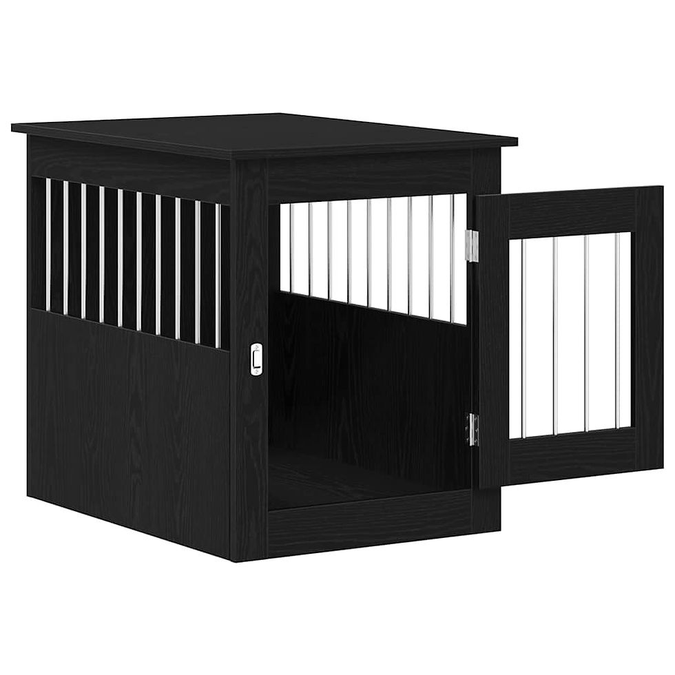 Miniaturbild: Hundebox-Möbel Schwarze Eiche 55 x 75 x 65 cm Holzwerkstoff