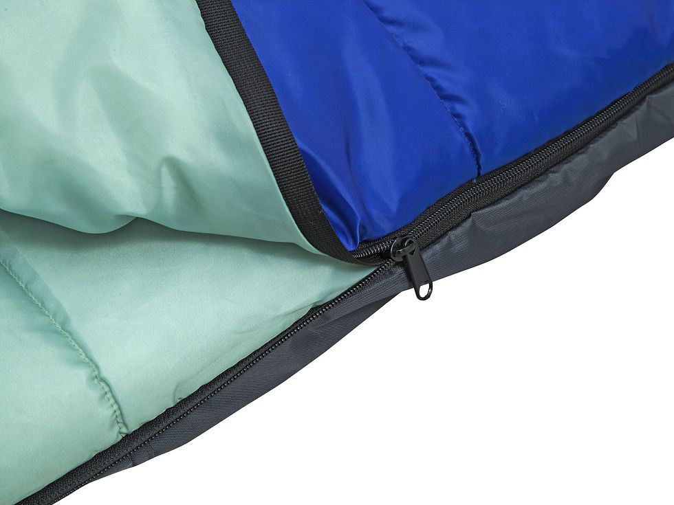 Miniaturbild: 2-in-1 Schlafsack mit integrierter Campingmatte