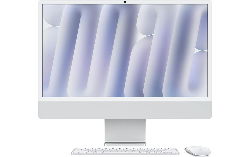 Miniaturbild: Apple iMac 24 M4 10C GPU / 1 TB / 16 GB Silber – 16GB, 1TB, GbE, MM, MK TID, CH