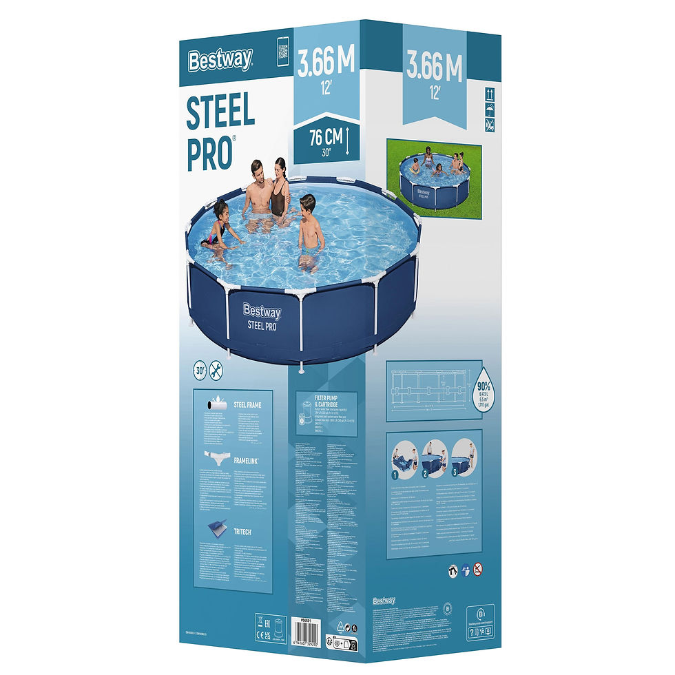 Miniaturbild: Bestway Pool Set blau 366 x 76 cm