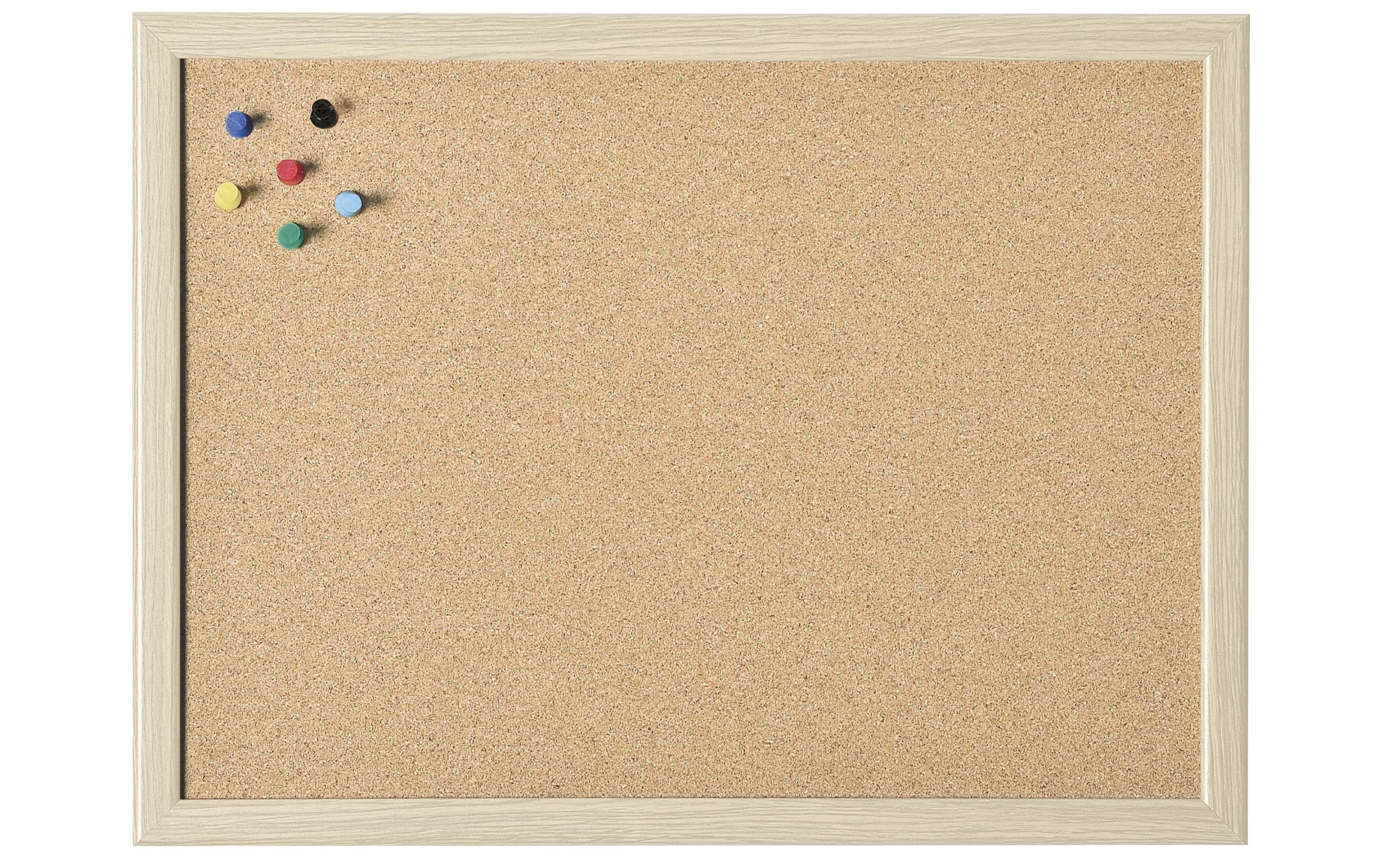 Magnetoplan Pinnwand mit Holzrahmen 60 cm x 40 cm, Braun