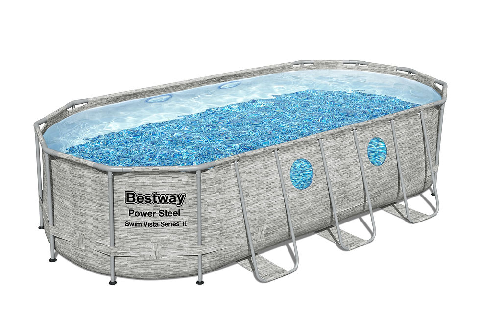 Miniaturbild: Bestway Ovalpool Komplett-Set 549 x 274 x 122 cm