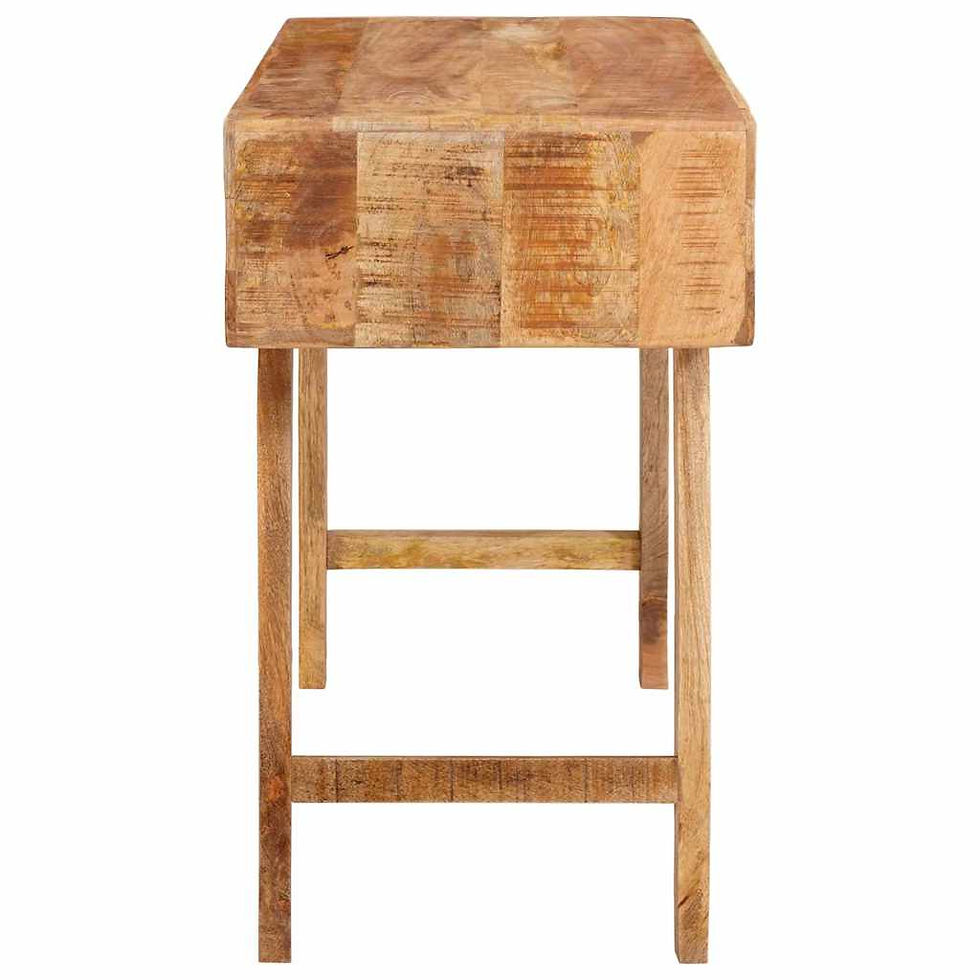 Miniaturbild: Schminktisch mit Spiegel Braun 90 x 76 x 45 cm Massivholz Mango