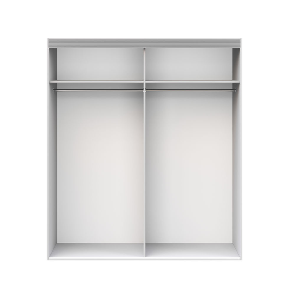 Miniaturbild: Kleiderschrank Schiebetüren mit Spiegel BODO 180 cm weiss