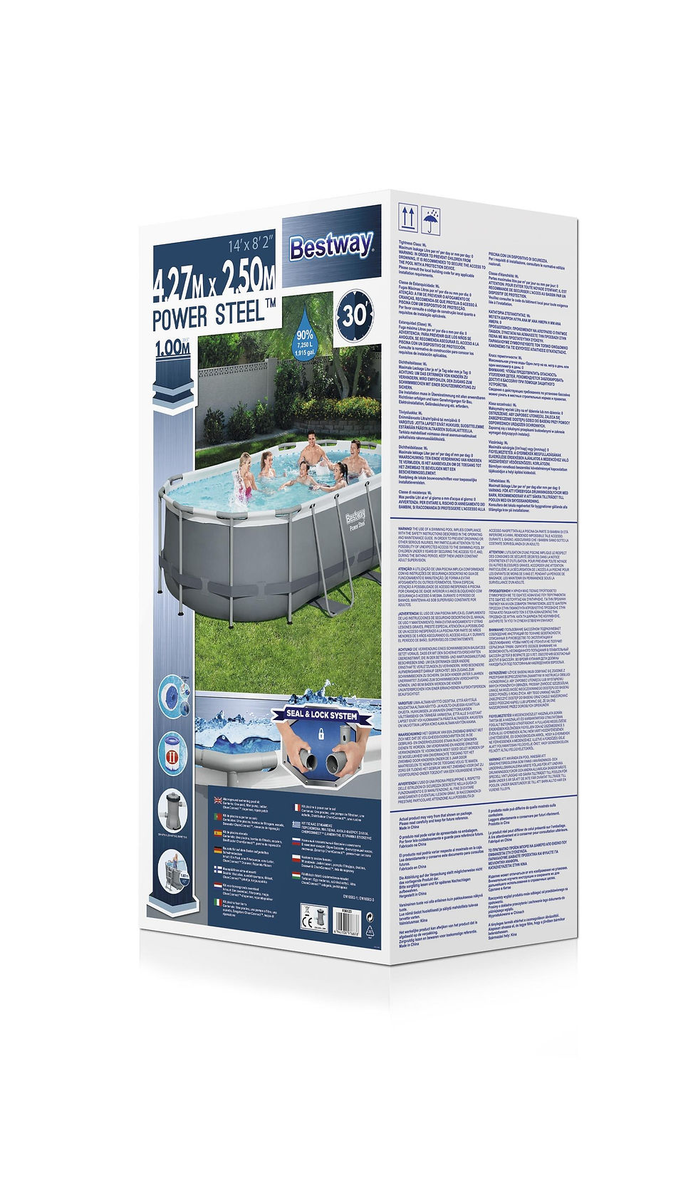 Miniaturbild: Bestway Ovalpool Komplett-Set 424 x 250 x 100 cm