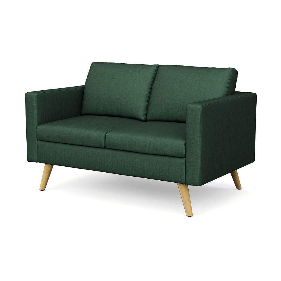 Miniaturbild: Dunkelgrüner 2-Sitzer vom BLAIR Sofa Set