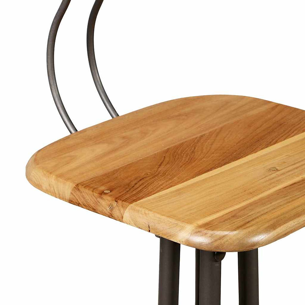 Miniaturbild: Bar-Set 3-tlg. Recyceltes Massivholz Teak