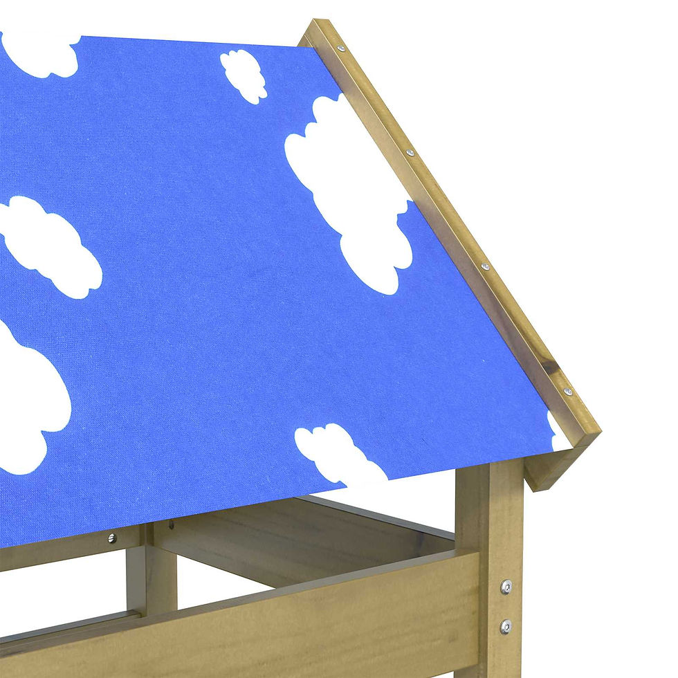 Miniaturbild: Spielturm Braun 85 x 52,5 x 239 cm Massives imprägniertes Holz