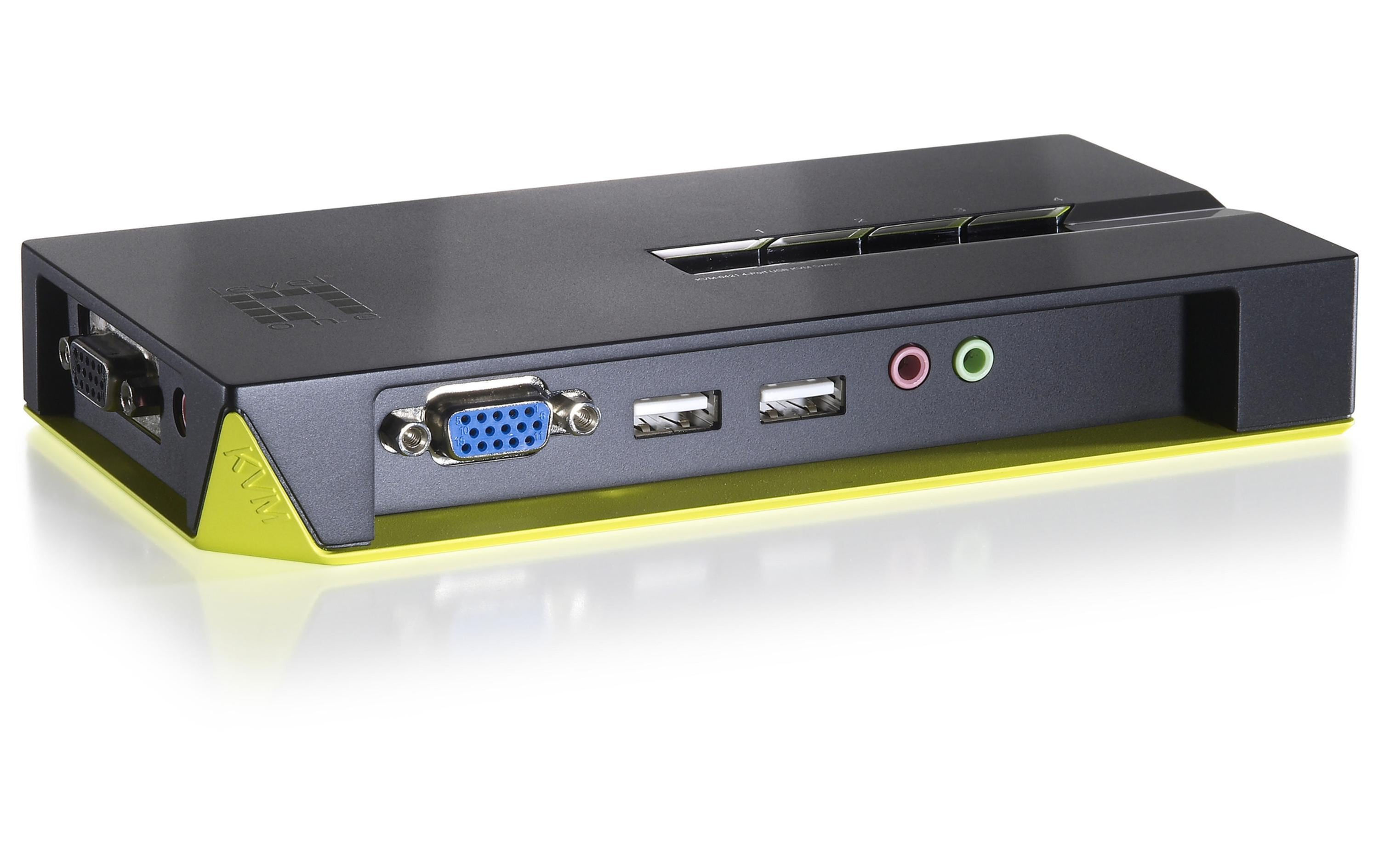 LevelOne KVM Switch KVM-0421 – USB, VGA, 2048X1536, Audio