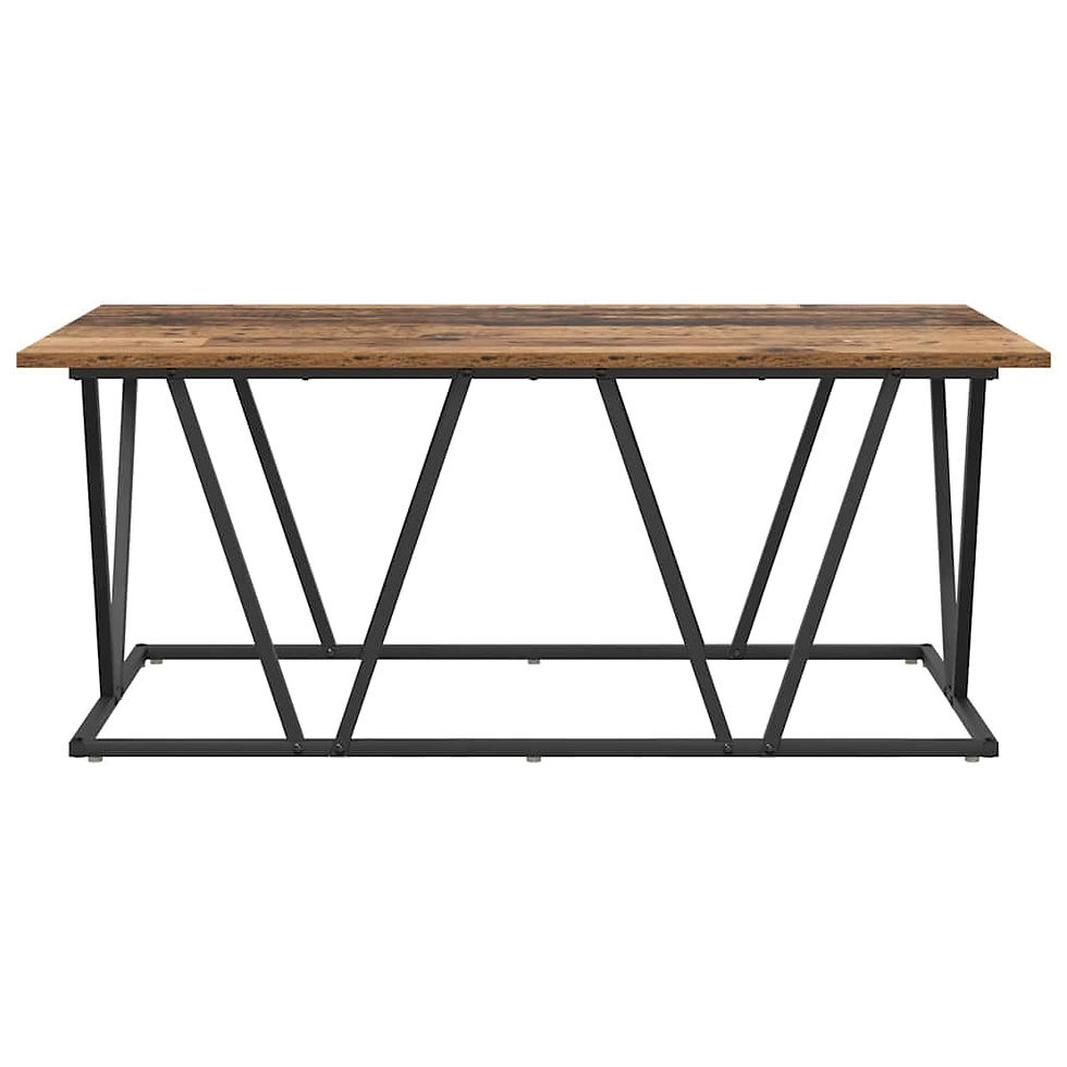 Miniaturbild: Couchtisch Altholz 100 x 50 x 40 cm Sperrholz und Metall
