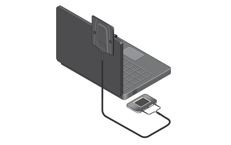 Miniaturbild: Netgear LTE-Antenne Omnidirektional MIMO SMA/TS-9 2.5 dBi Rundstrahl