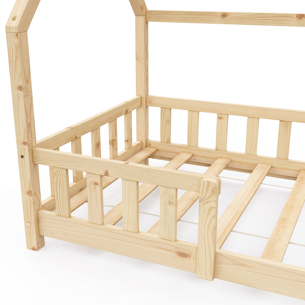 Miniaturbild: Kinder-Hausbett MAISON 80 x 160 cm natur