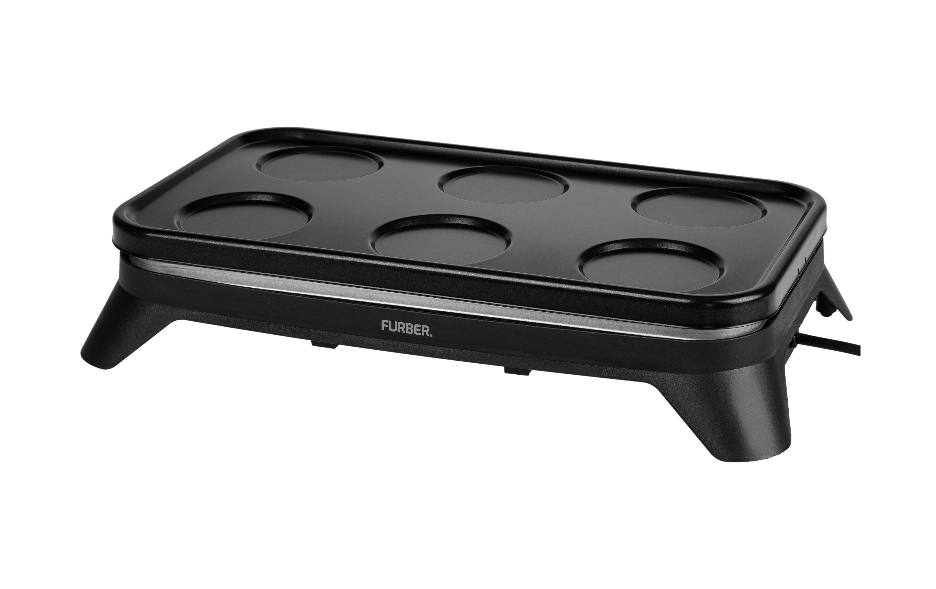 FURBER Mini-Crêpe-Maker – mit 6 Spatel, 1000W