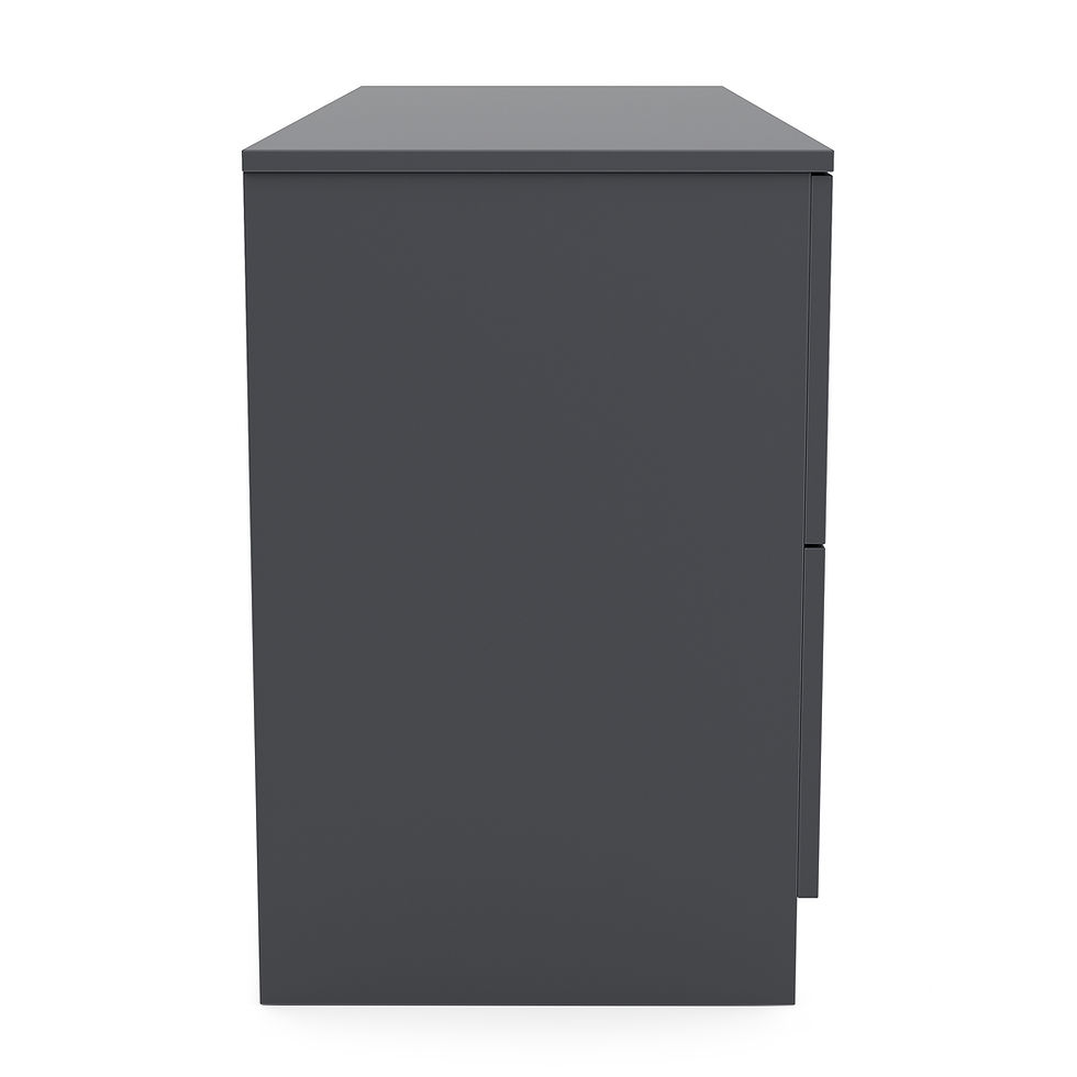 Miniaturbild: Kommode Sena 6 Schubladen Anthrazit 122 x 61 cm