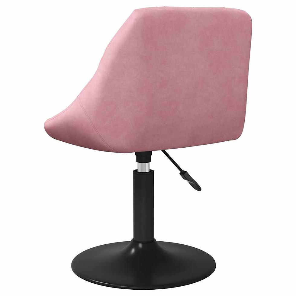 Miniaturbild: Esszimmerstühle 2 Stk. Drehbar Rosa Samt