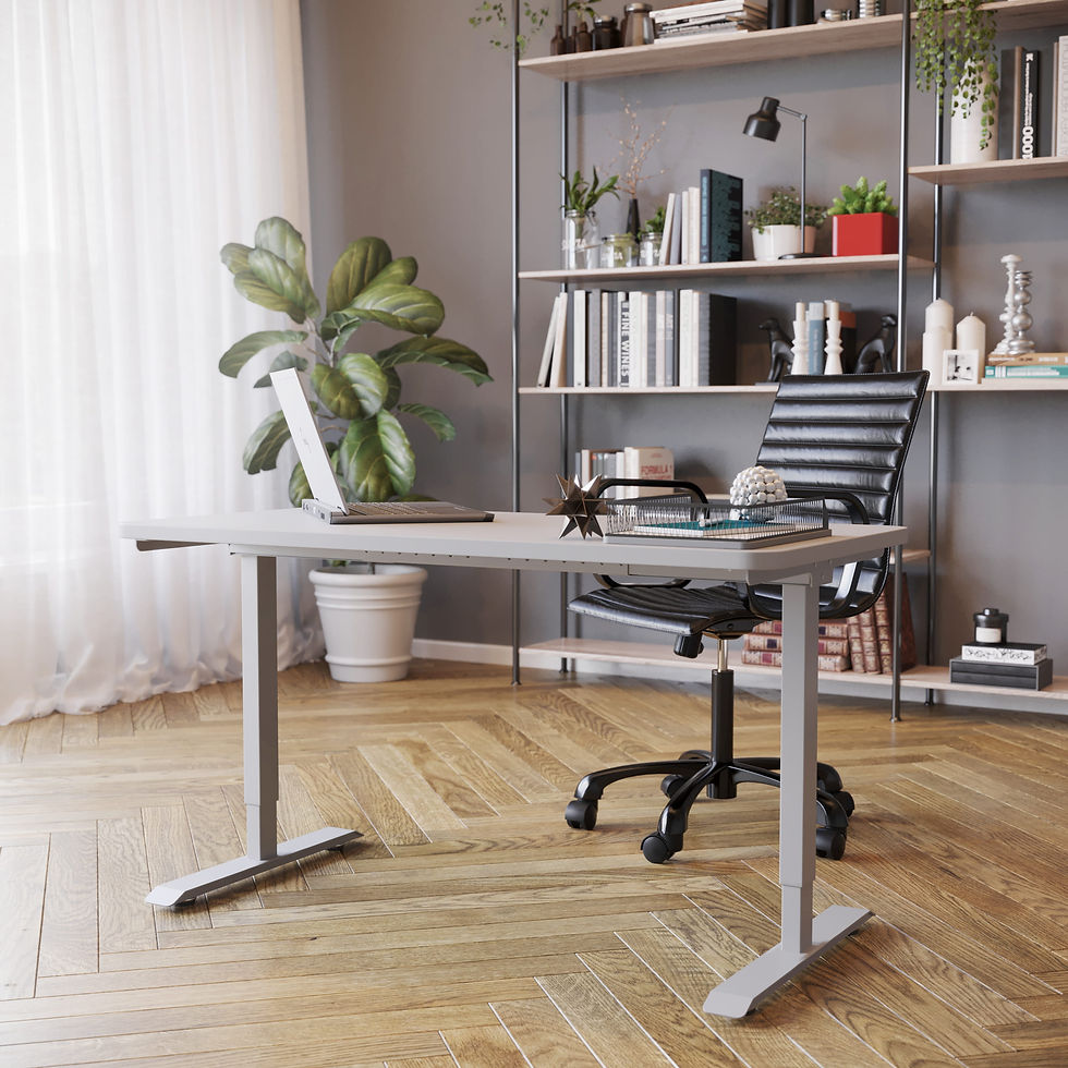Miniaturbild: Stehpult elektrisch PREMIUM grau 120 x 60 cm