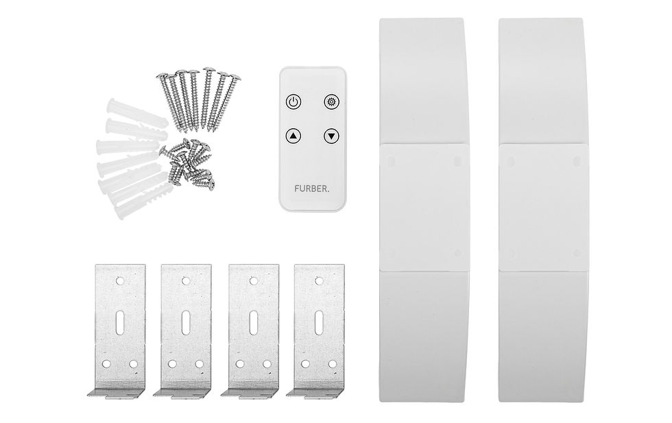 Miniaturbild: FURBER Konvektor SAVI 1000 W, Weiss – Glasfront, 1000W, LED Display, wifi