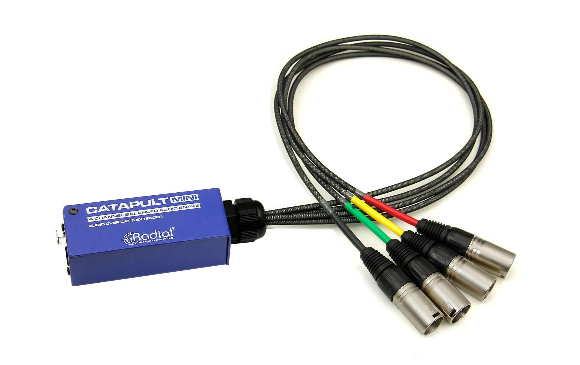 Radial Catapult Mini TX 4-Kanal Audio Snake Modul XLR RJ45