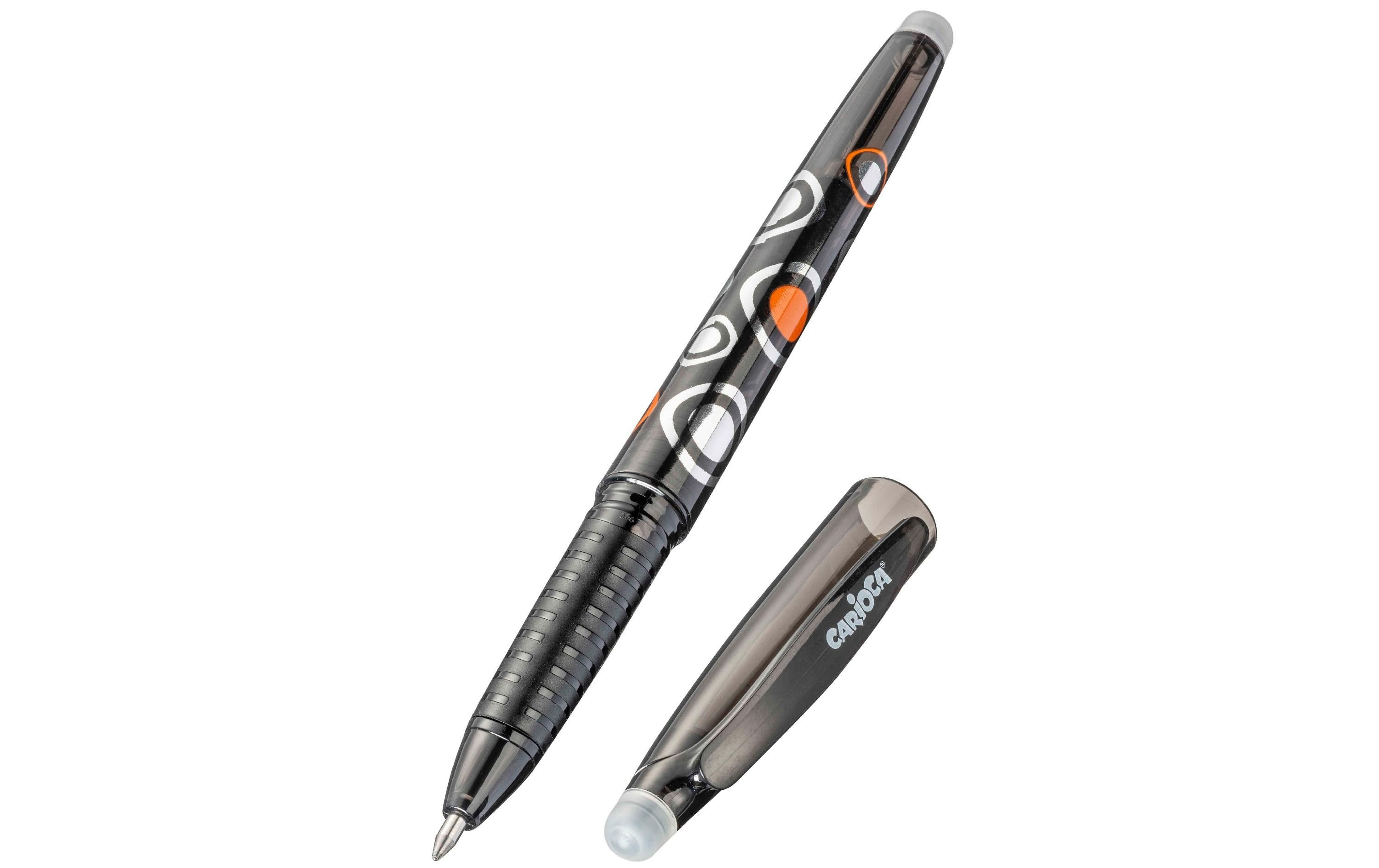 Carioca Gelschreiber Oops Easy 0.7 mm, Schwarz – schwarz, radierbar