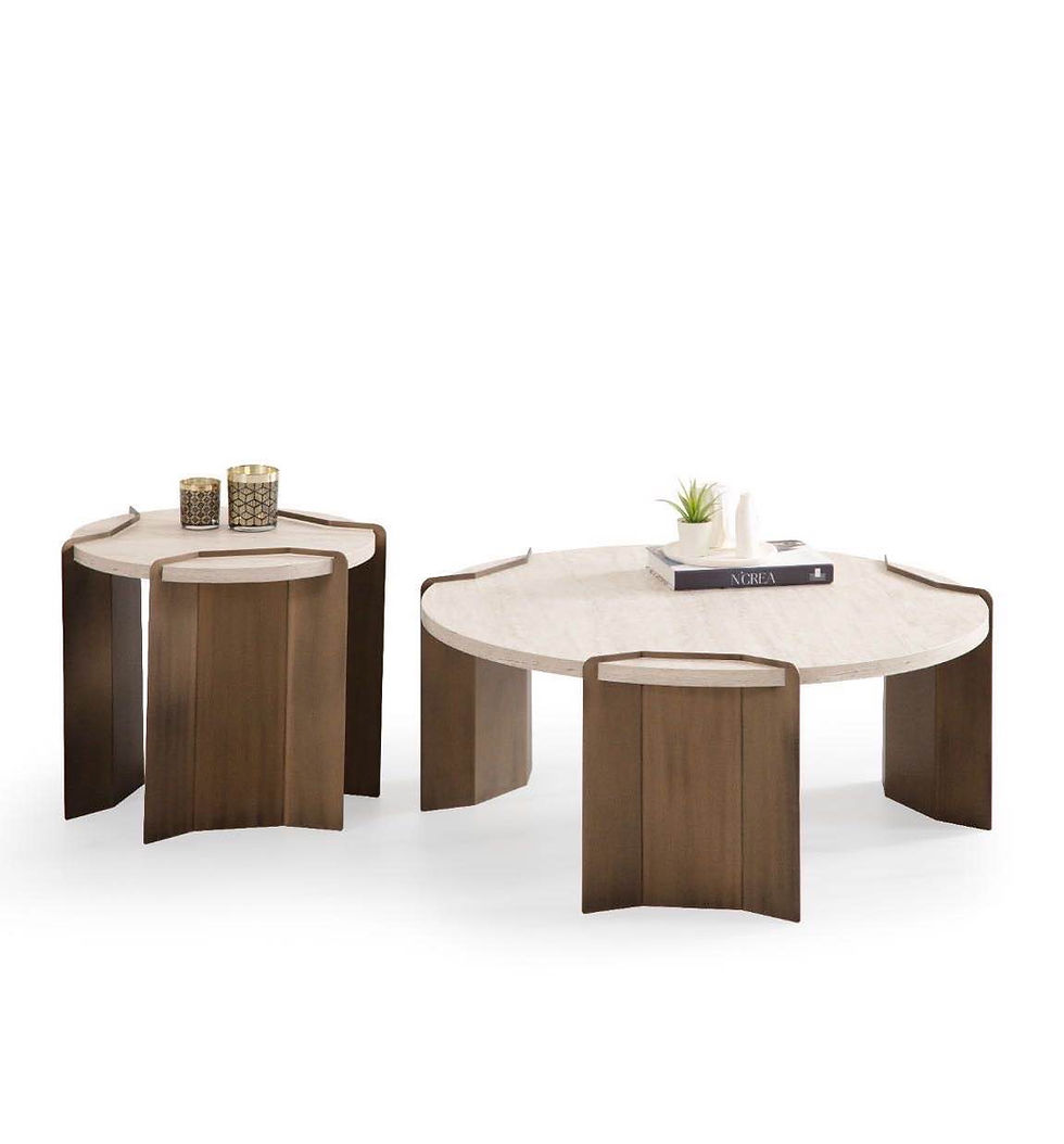 Molly Couchtisch Travertin