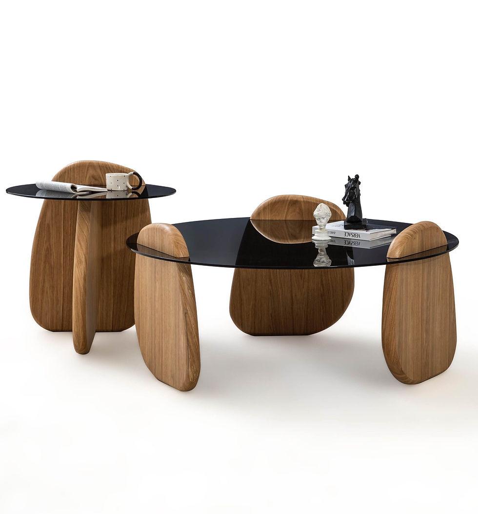 Miniaturbild: Designer Couchtisch Set 2 teilig