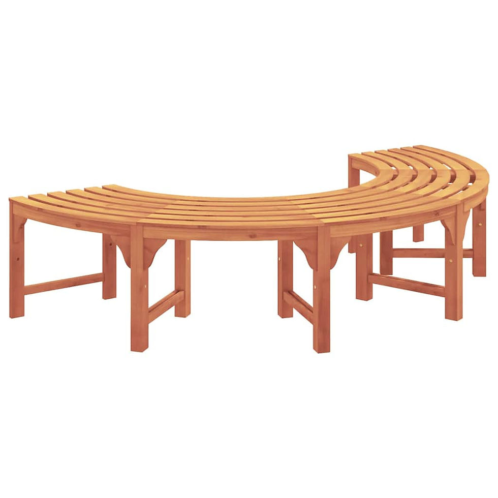 Miniaturbild: Baumbank 8 -Seater 2 stk. 160 x 80 x 45cm Natur