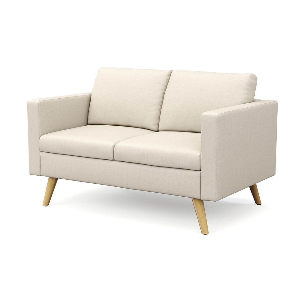 Miniaturbild: Beiger 2-Sitzer vom BLAIR Sofa Set