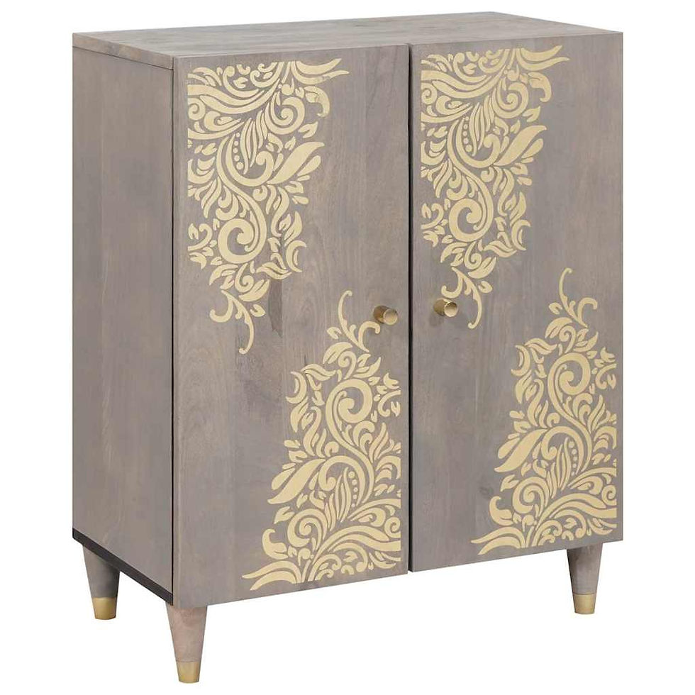 Miniaturbild: Badezimmerschrank-Set 3 stk. 180 x 33 x 75 cm Massivholz Mango