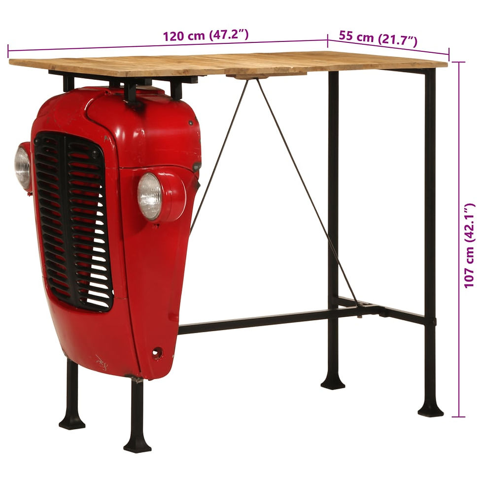 Miniaturbild: 5-tlg. Bar-Set Massivholz Mango