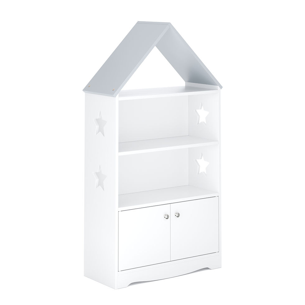 Miniaturbild: Spielzeugregal DREAMYSTAR 62 x 115 cm weiss/grau