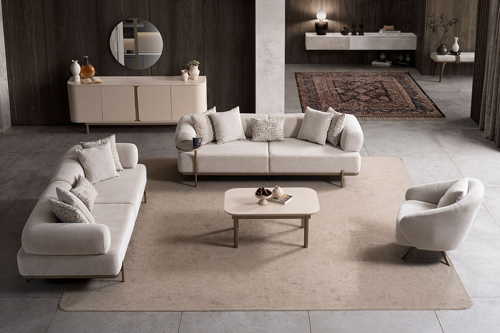 Miniaturbild: Elegantes Designer Sofa Loren mit hochwertigem Webstoff und komfortabler Polsterung