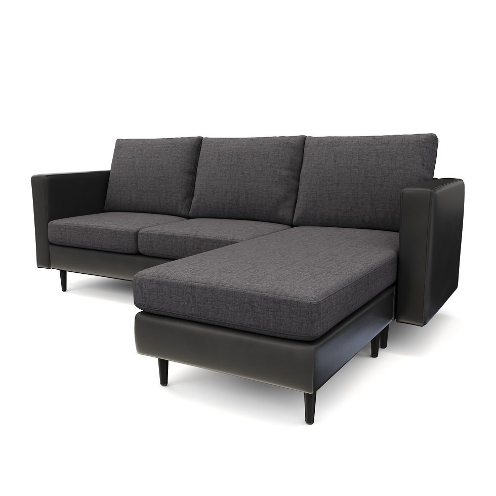 Miniaturbild: Ecksofa TYLER rechts anthrazit