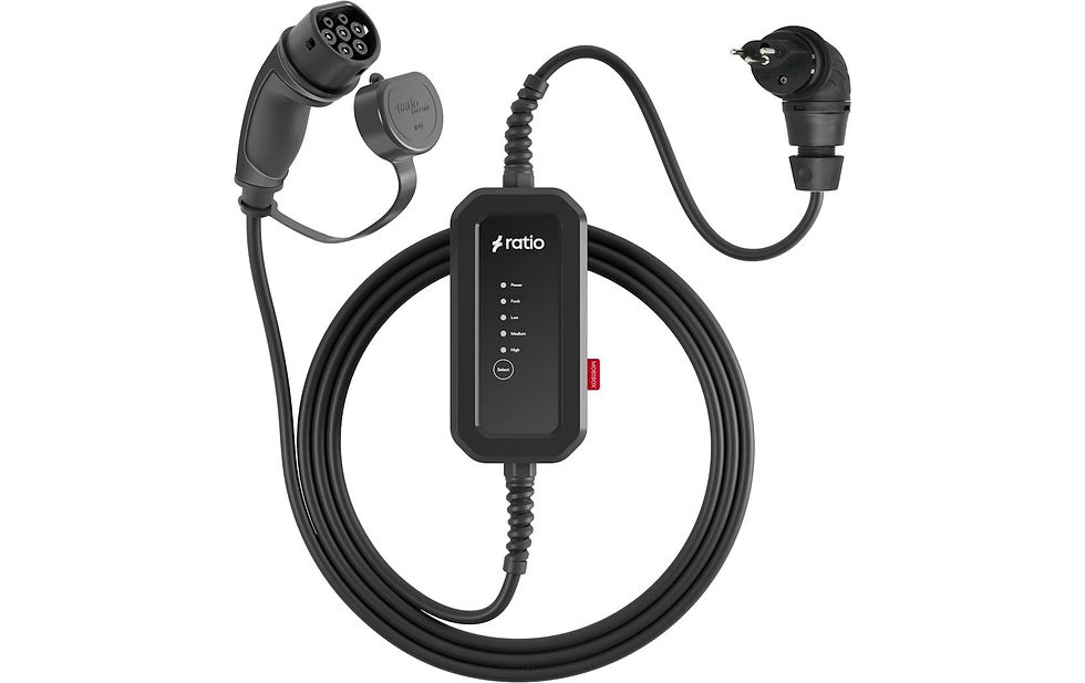 Miniaturbild: Ratio Electric Ladekabel Electric Notladekabel T13 - Typ 2