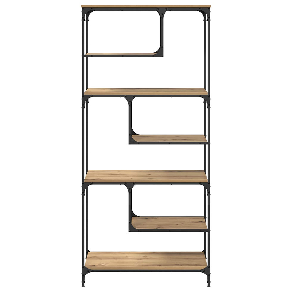Miniaturbild: Bücherregal 6 Ebenen 81 x 36 x 176 cm Holzwerkstoff