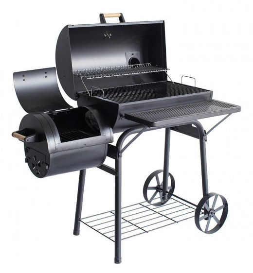 BBQ Smoker Schweiz mit grosser Grillfläche und Ablage