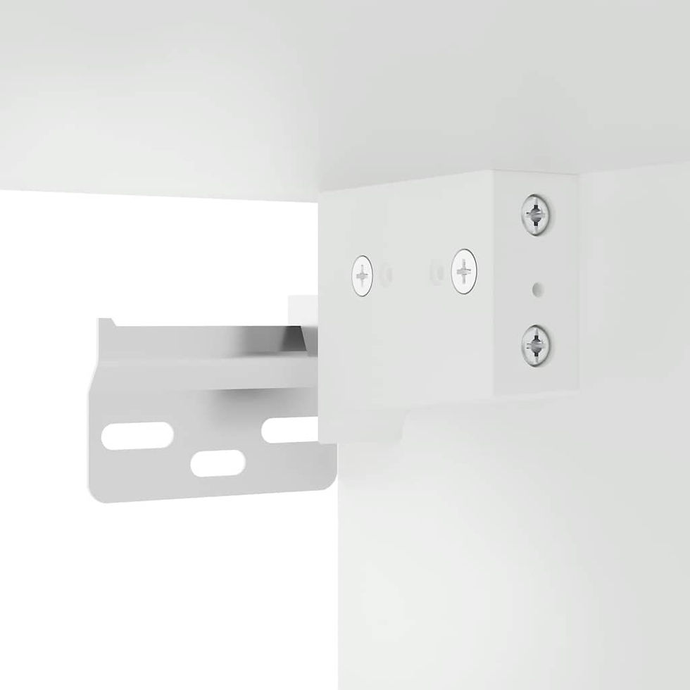 Miniaturbild: Hochschrank Weiß 70x42,5x225 cm Holzwerkstoff