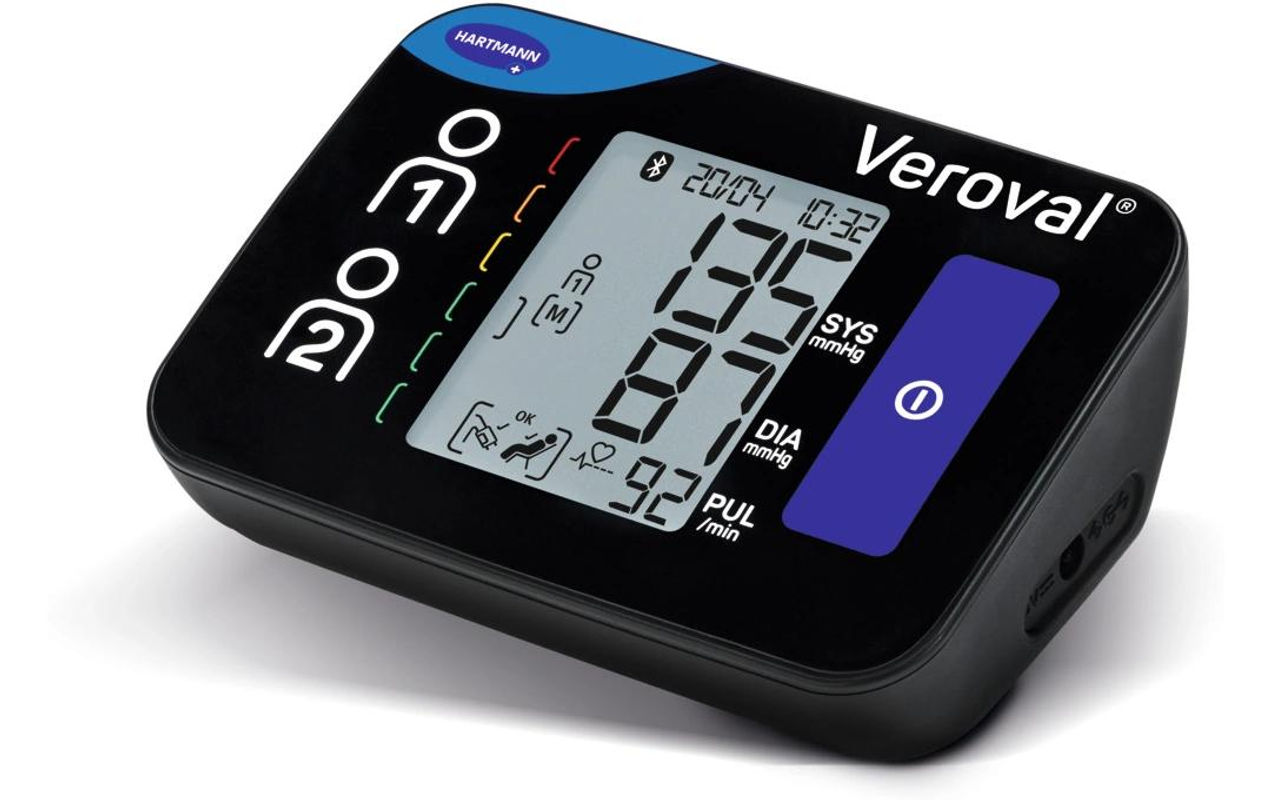 Veroval Blutdruckmessgerät Compact+ – Dreifachmessung mit App-Verbindung
