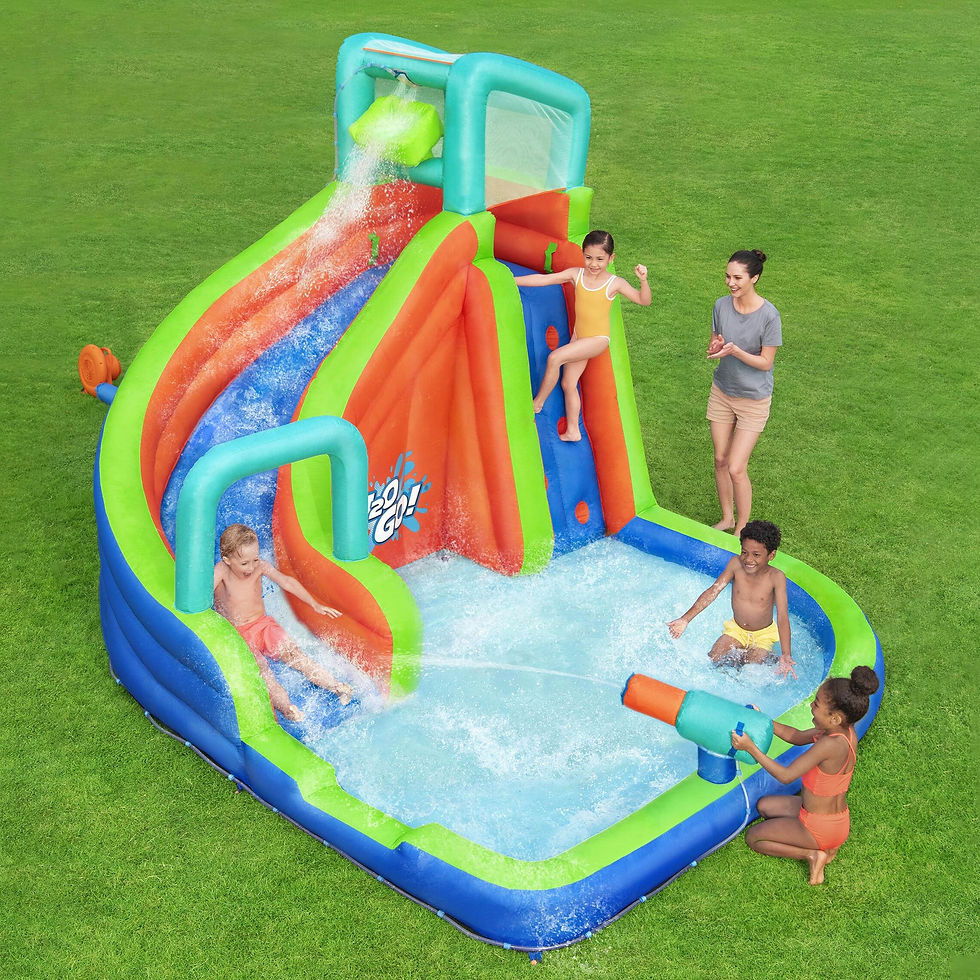 Miniaturbild: H2OGO Turbo Splash Wasserrutschbahn 365 x 320 x 270 cm