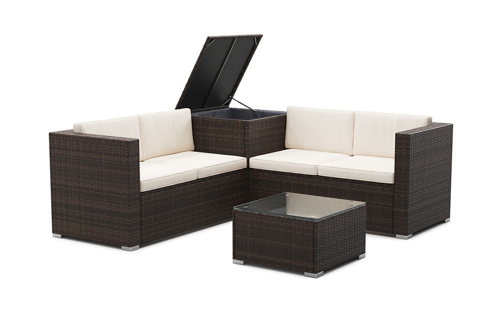 Miniaturbild: Outdoor Lounge Schweiz mit integrierter Kissenbox