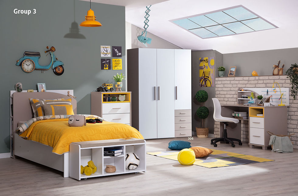 Miniaturbild: Torino Kinder Kleiderschrank modular