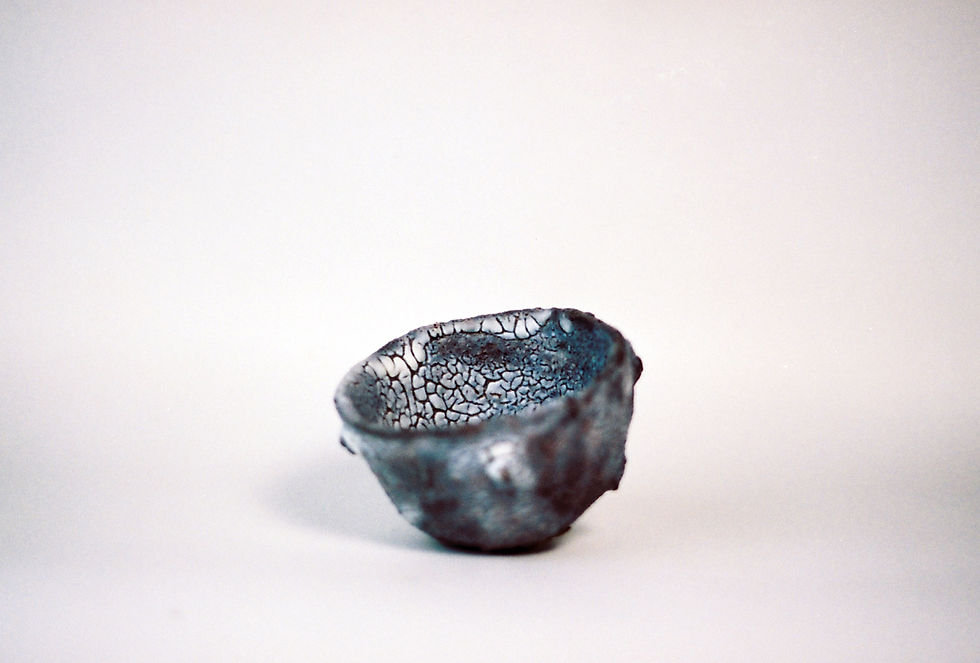 Sandblasted Shino Bowl